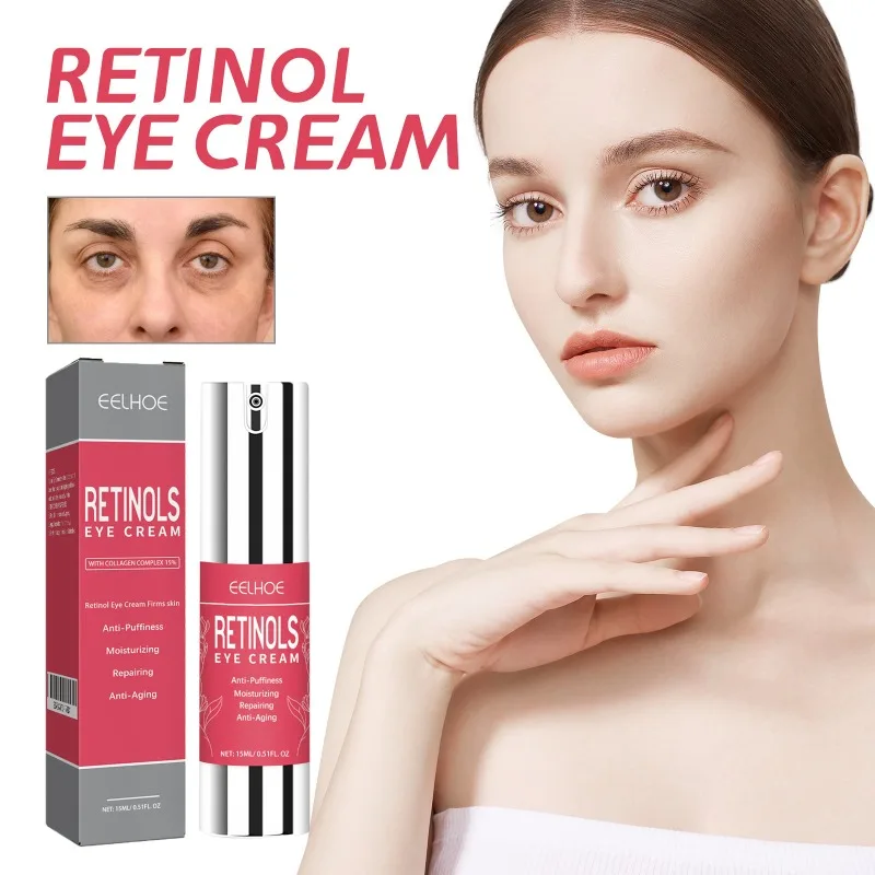 Anti-wrinkle Eye Cream 15ml Anti Puffiness Remove Stick Line Firming Skin Bags Fine Eye Moisturizing Circles Dark Fade Eyes Care