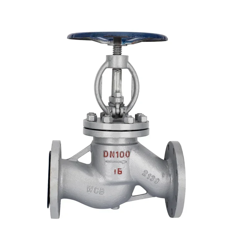 For J41H-16C Cast steel globe valve for high temperature steam flange boiler switch DN15-DN200