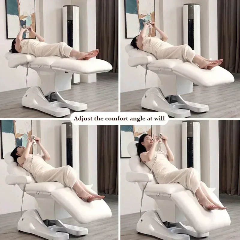 Электрическая косметическая кровать для чистки ушей, салон красоты, специальное кресло для лечения, регулируемый медицинский спа-массажный стол, кровать для татуировки