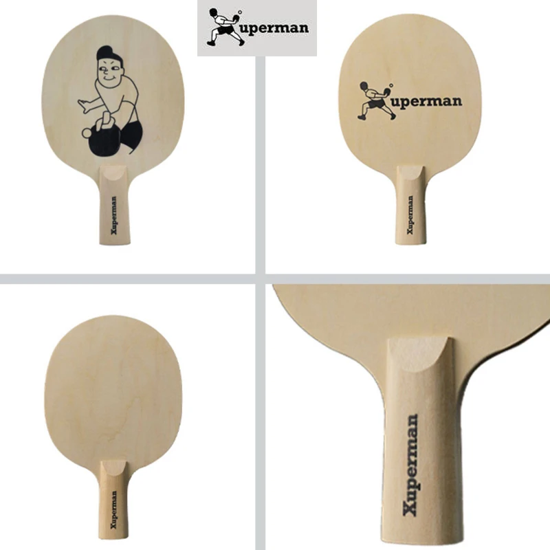 Xuperman Mini Art Table Tennis Blade Paulownia Wood Signature Ping Pong Paddle Collectible Souvenir Gift Table Tennis Racket