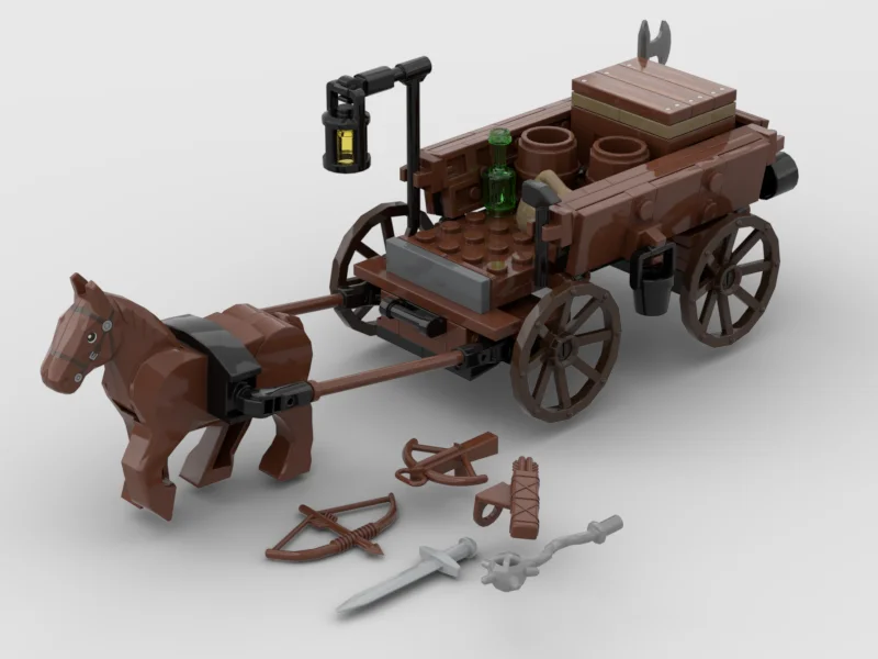 *Medieval siege castle Ballista weapon MOC* DIY enlighten block bricks,Compatible With Assembles Particles