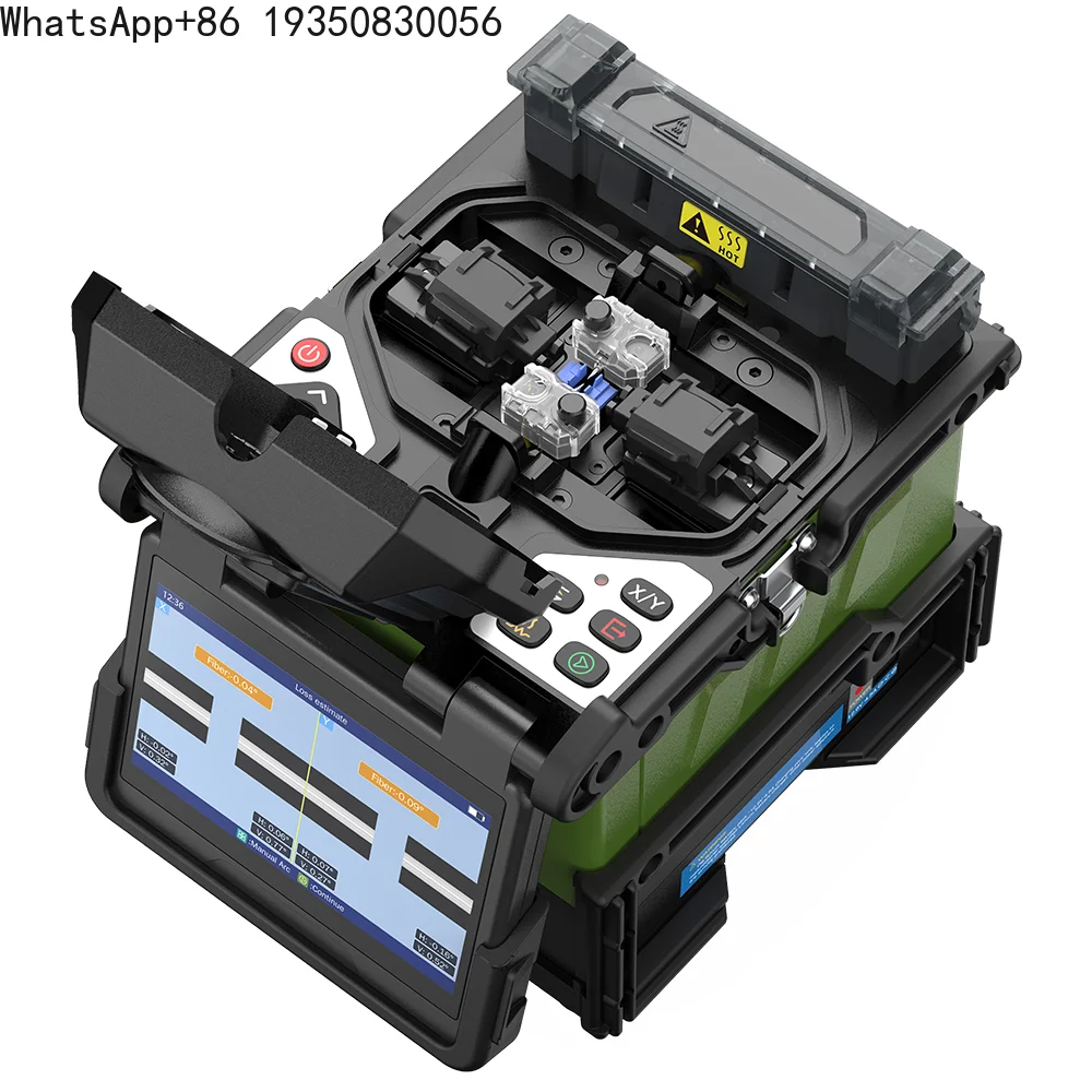 Spanish French Portuguese   Trunk Fusion Splicer Six Motors Core to Core Alignment Splicer Machine