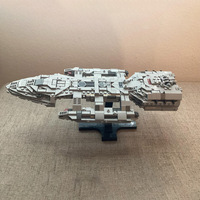 MOC 1978 Battlestar Galactica Midi-Scale Building Blocks Set MOD-75375 DIY Assembly Icons Series Bricks Kids Toys Christmas Gift