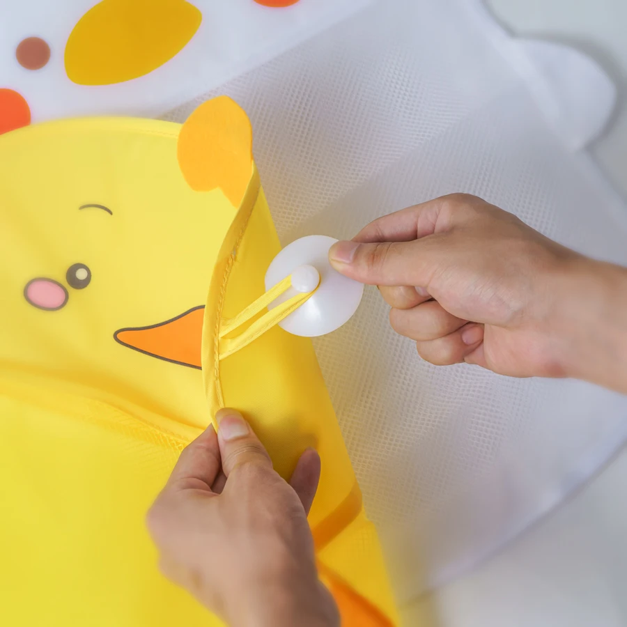 Bolsa de almacenamiento de juguetes de baño para madres y niños, ventosas fuertes, organizador de baño, juguetes de agua, artículos para bebés