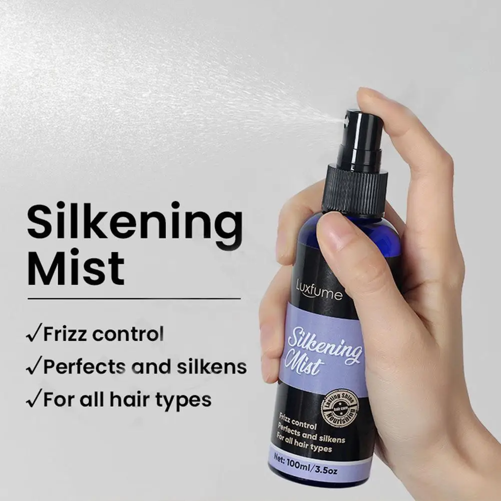 

Conditioning Hair Shine Spray Bright Hair Shine Reduces Frizz And Improves Hair Texture Perfects And Silken For All Hair Types