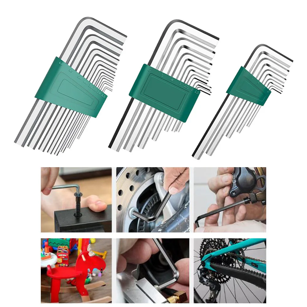 5/7/8PCS Hexagon Wrench Set Allen Key Set L Wrench Hand Tools Kit Double-End Screwdriver Hex Wrench Spanner Key Set