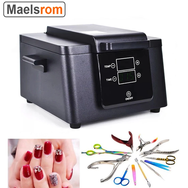 

Mini High Temperature Disinfection Cabinet Small Nail Metal Tools Sterilizer For Beauty Manicure Pedicure SPA Salon