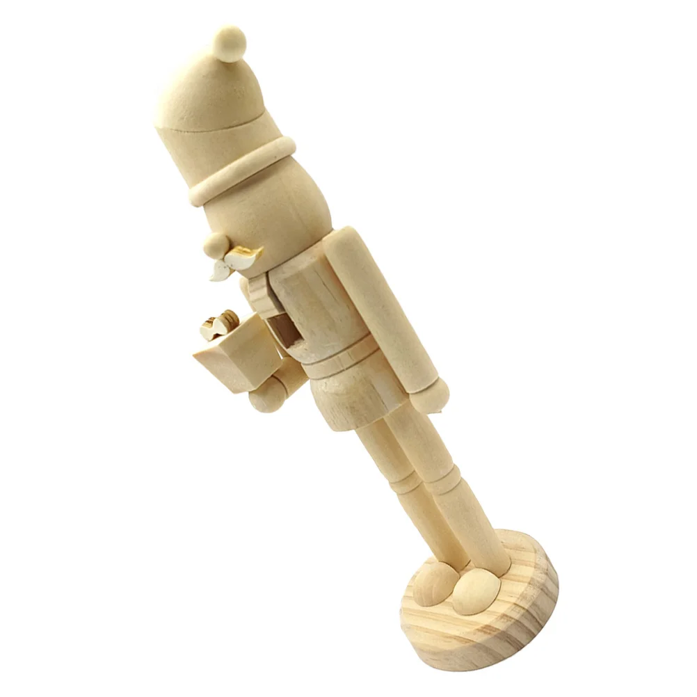 

Small Traditional Nutcracker Soldier Unfinished Wood Craft for Christmas Table Centerpieces Small Nutcracker Soldiers