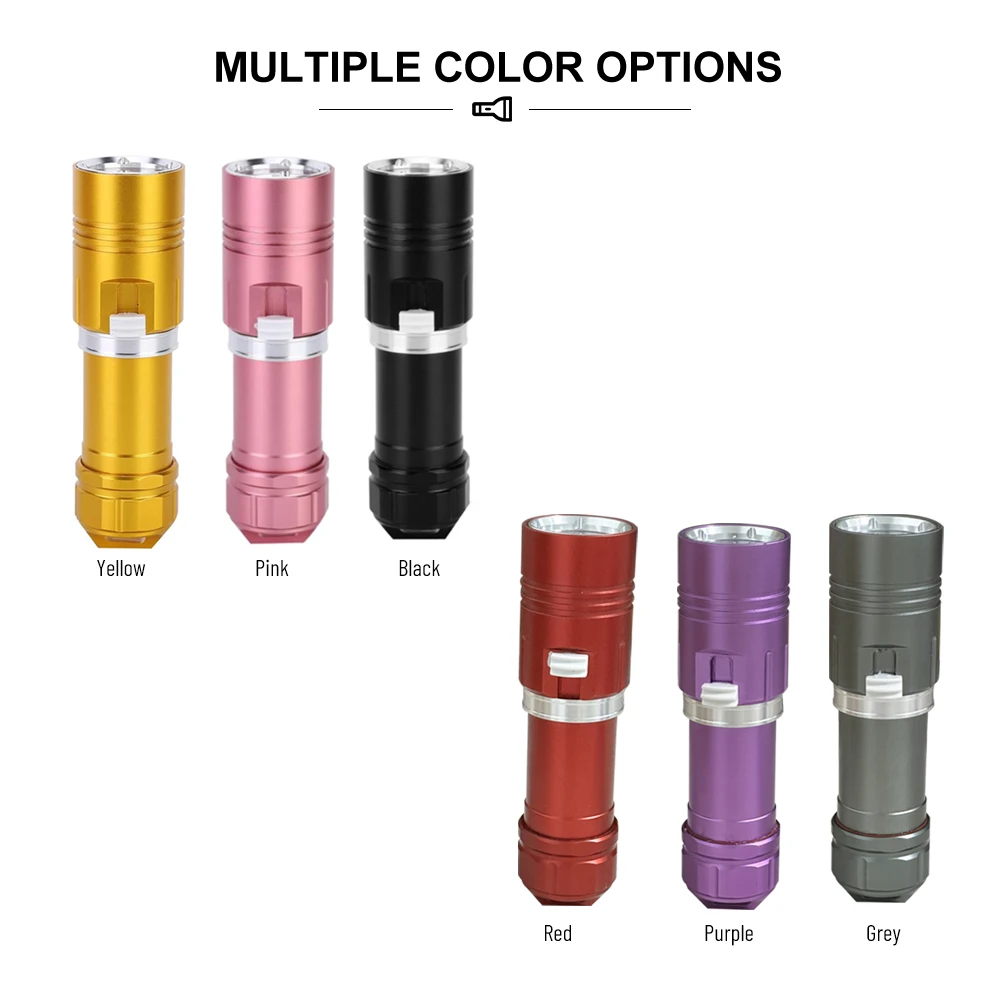 Asafee 10000LM Diving Flashlight Underwater SOS Light Magnetic Switch LED Sucba Torch Waterproof Canister Multiple Color Lantern