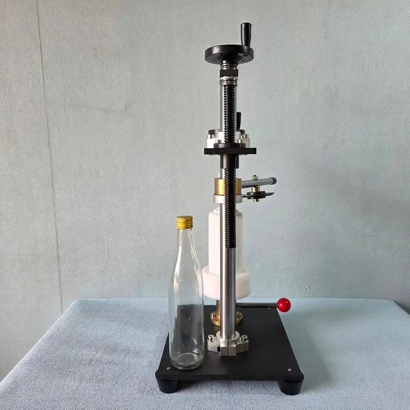 Capping Machine Packaging Equipment White Porcelain Bottle Capper, Maotai-type & Erguotou Glass Bottle Sealer for Liquor Bottles