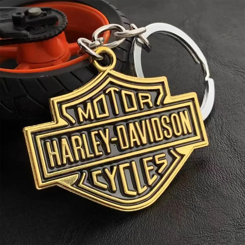 Harley-davidson Minimalist style Metal motorcycle key chain Car Key Chain Accessories Gift key chain