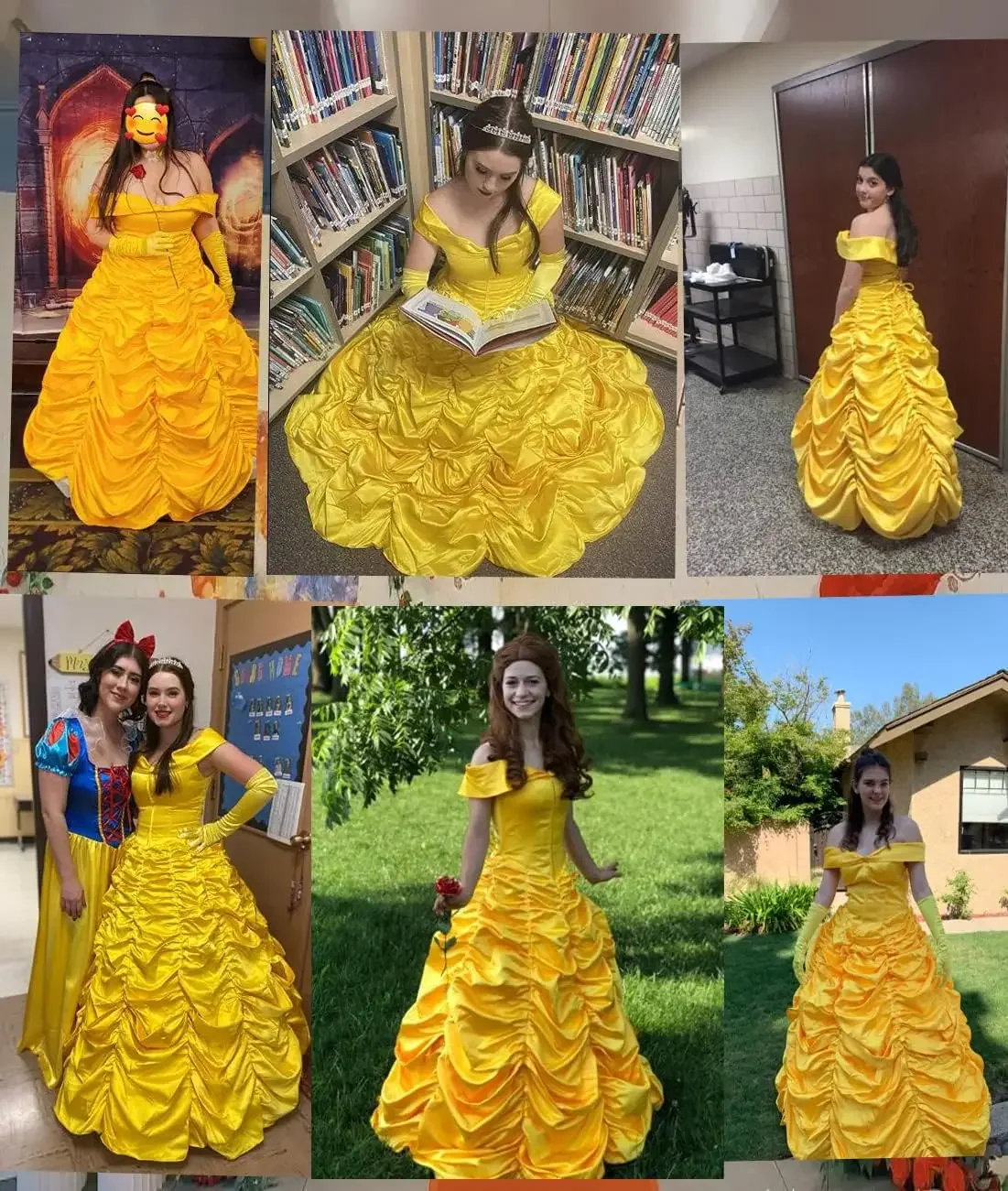 Beauty and Beast Prince Costume Halloween Princess Bell Costume Performance Princess Bell Dress  anime cosplay  cosplay costumes
