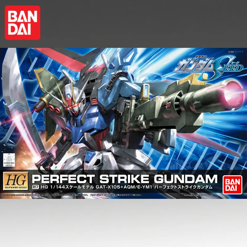

В наличии: Оригинальная модель Bandai HG 1/144 Gundam Strike Gundam, новая, в коробке, фигурка аниме-персонажа, игрушка-модель.