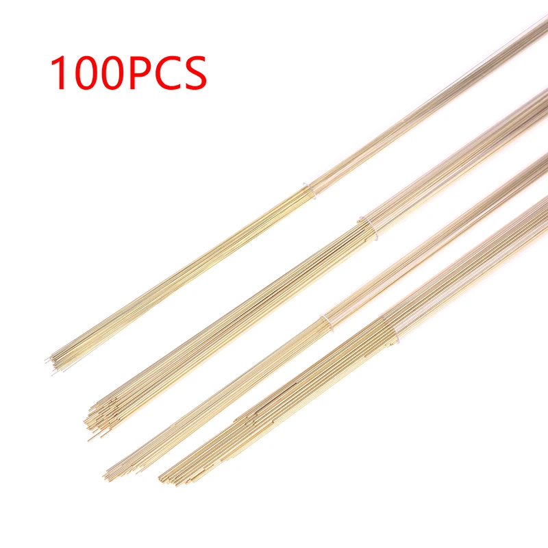 

Brass Copper Tube 0.3/0.5/0.8/1.0*400, 100 Pieces Pack, Ideal for EDM Drilling Machine Wire Cutting Accessories
