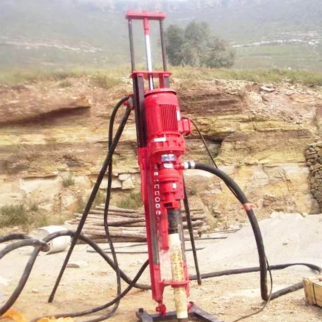 High Quality FOR Small Drilling Rig Electric YQ DTH Drilling Rig Rock Drilling Micro Slope Bolt Support