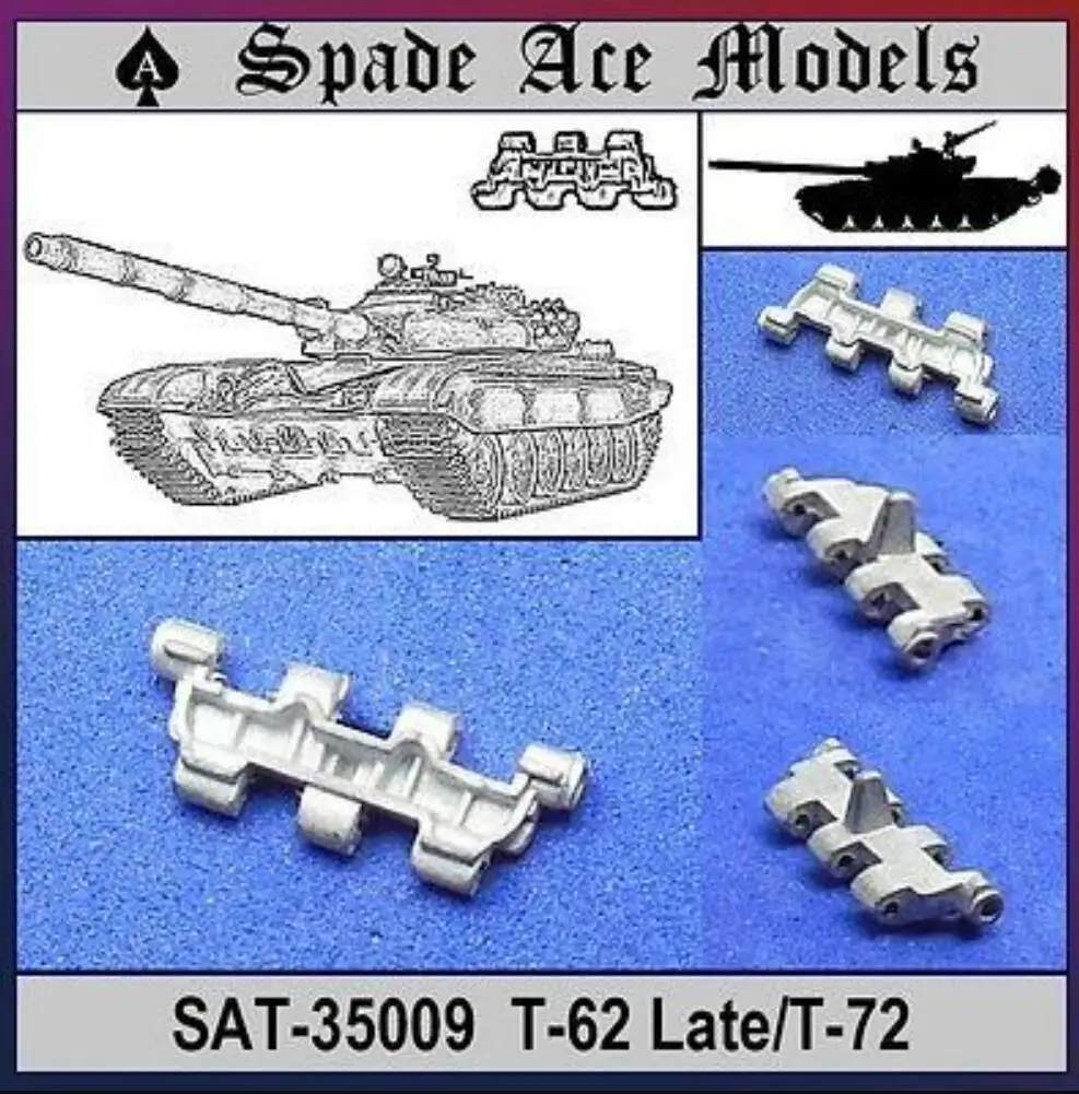 Spade Ace Models SAT-35009 1/35 Scale Metal Track For Russian T-72