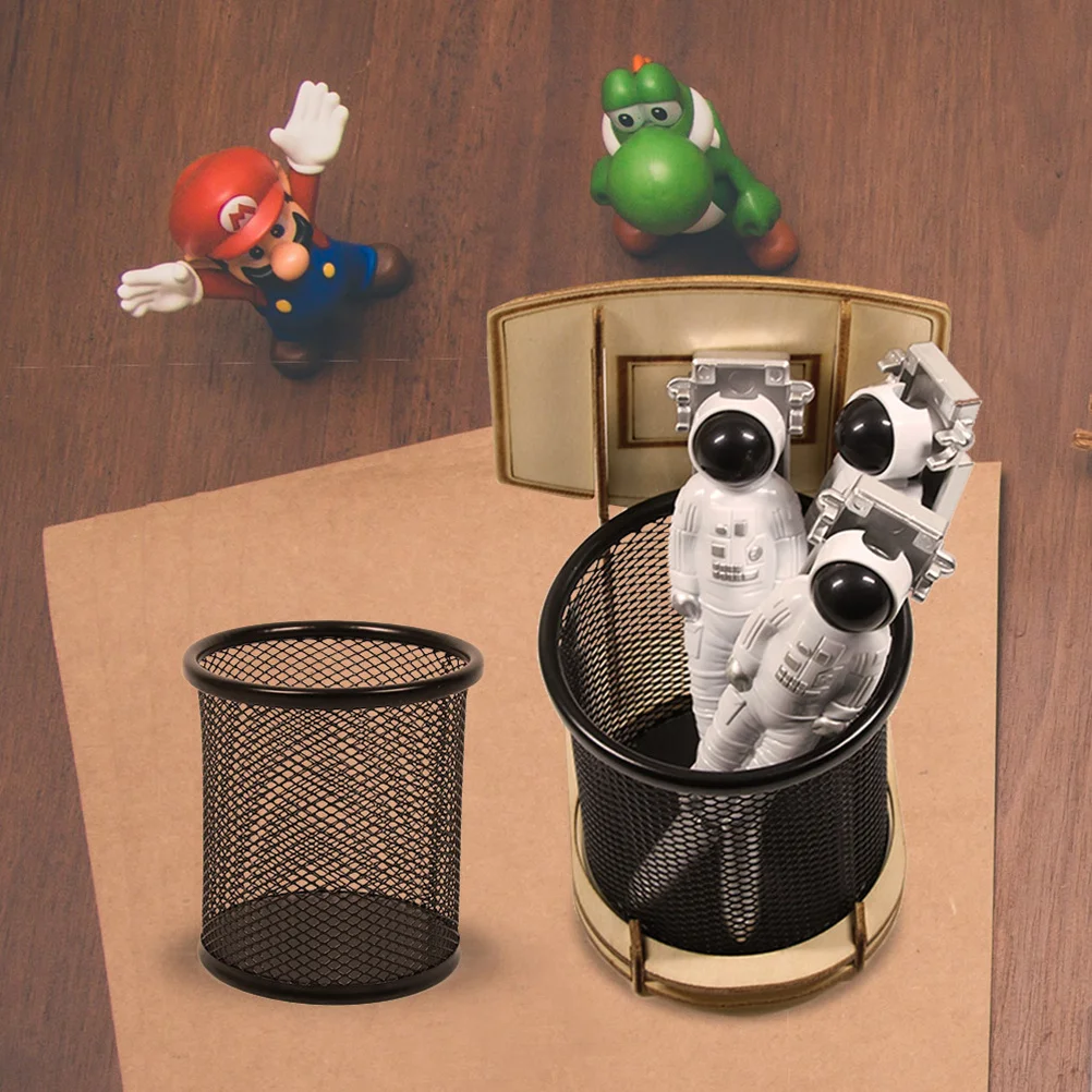 

1Pcs Basketball Stand Wooden Pen Holder Creative DIY Pencil Organizer Desk Storage Case Stationery Supplies Pen Holder