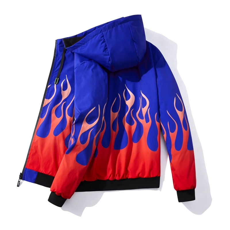 

2025 Spring Jacket for Men, Two Sided Trendy Brand, Casual Trendy Clothing, Couple Style, Youth Hooded Men's Coat