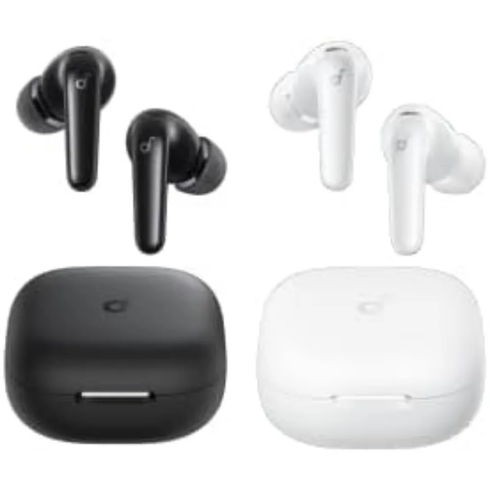 Adaptive Noise Cancelling, Hi-Res Sound, 50H Playtime, Wireless Earbuds, Bluetooth, Spatial Audio, Fast Charging, IP55