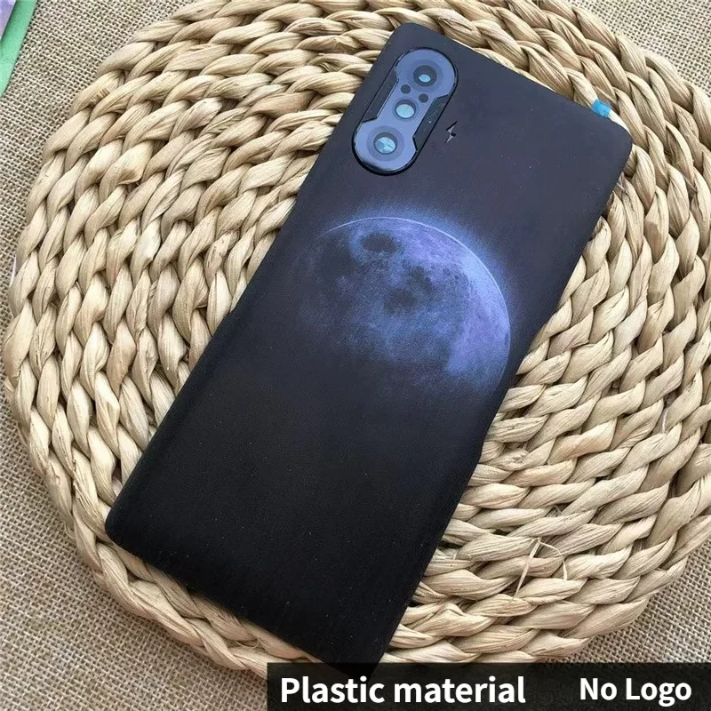 Suitable For Redmi K40 Gaming plastic anti drop battery back cover parts replacement with adhesive M2104K10C No Logo