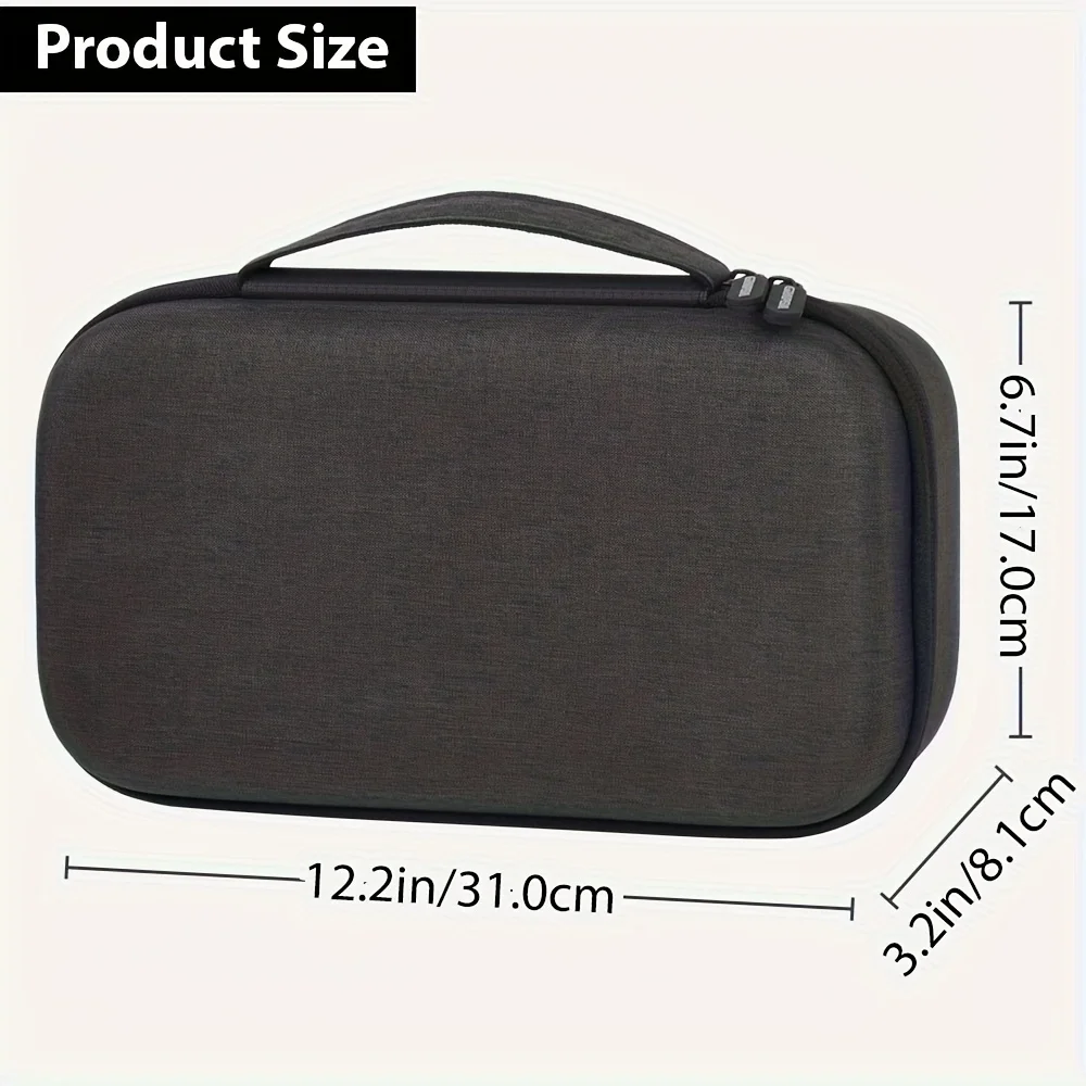 حقيبة تخزين نظارات مستقطبة للسفر للرجال قطعة واحدة - مدمجة مع منظم كابلات البيانات، حامل عصري للاستخدام اليومي/السفر #2