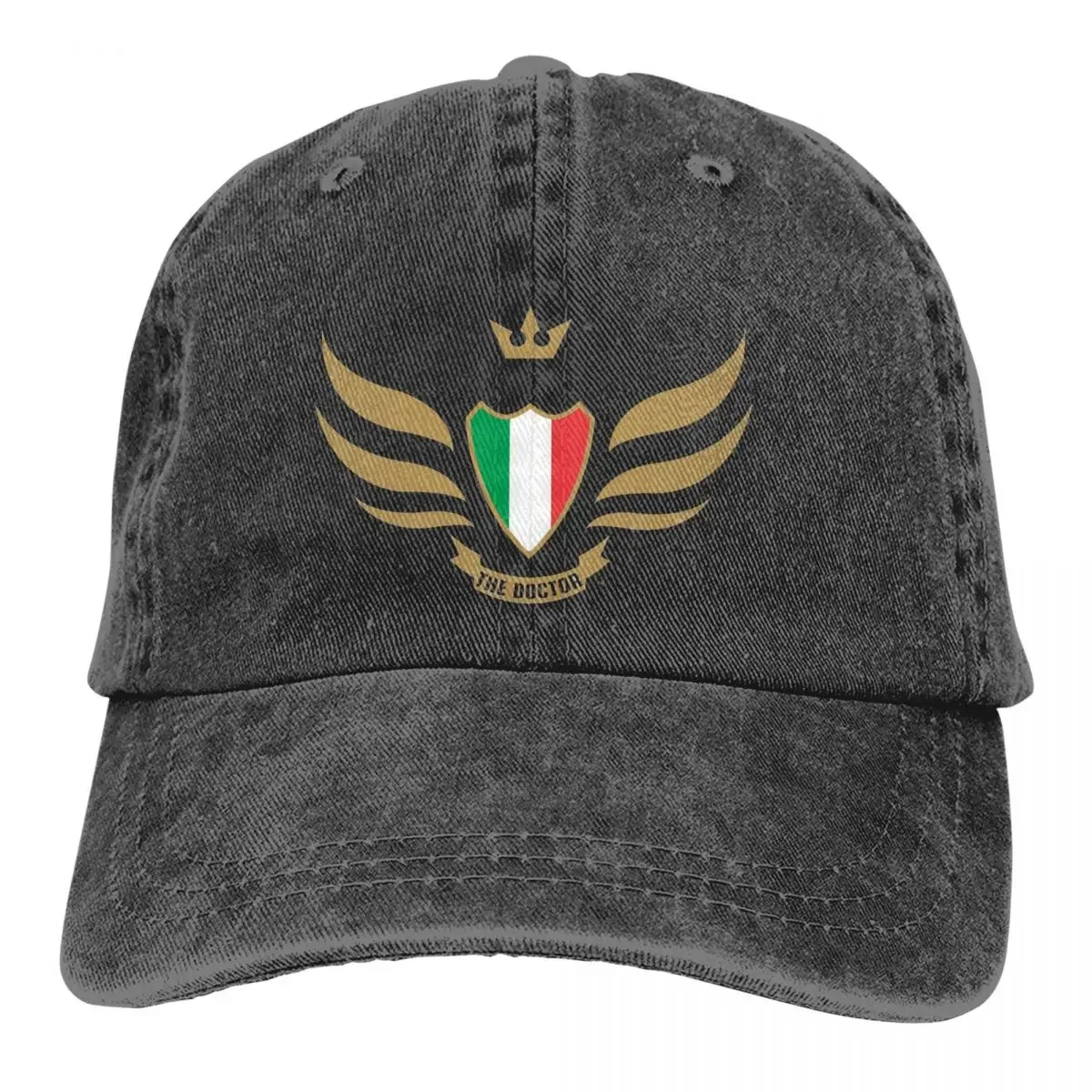 

Italy Flag Dad Hats Italian Motorcycle Racer Sign Unisex Denim Hat Sun Visor Baseball Caps Moto Peaked Cap