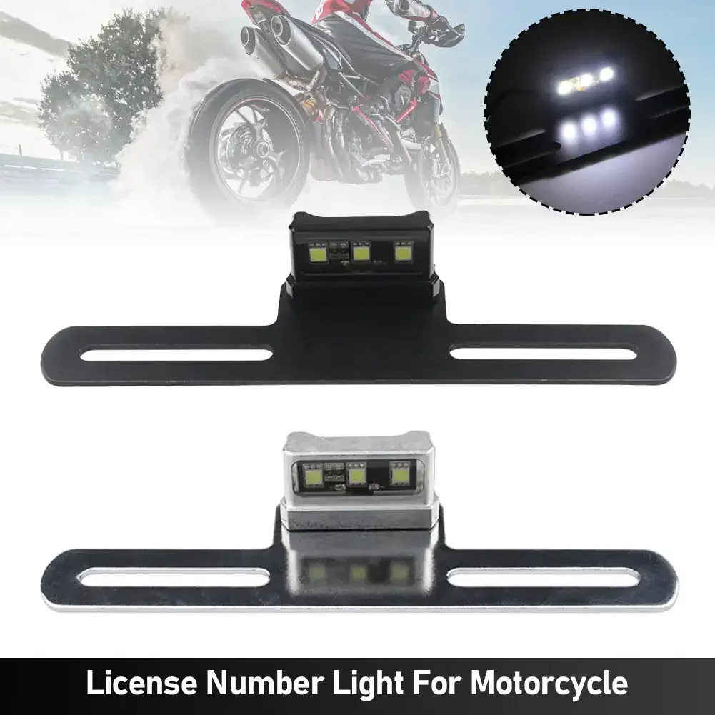 Motorcycle Tail Light Rear License Plate Small Motorcycle Light Commuting Travelling Night Cycling Light With Bracket For All