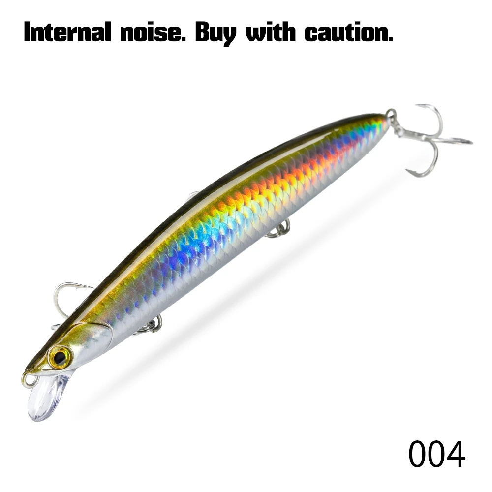 Hunthouse Floating Minnow Angelköder Sound Edition Hartköder 125mm 20g Weitwurf-Wobbler Jerkbit für Hecht- und Barschangeln