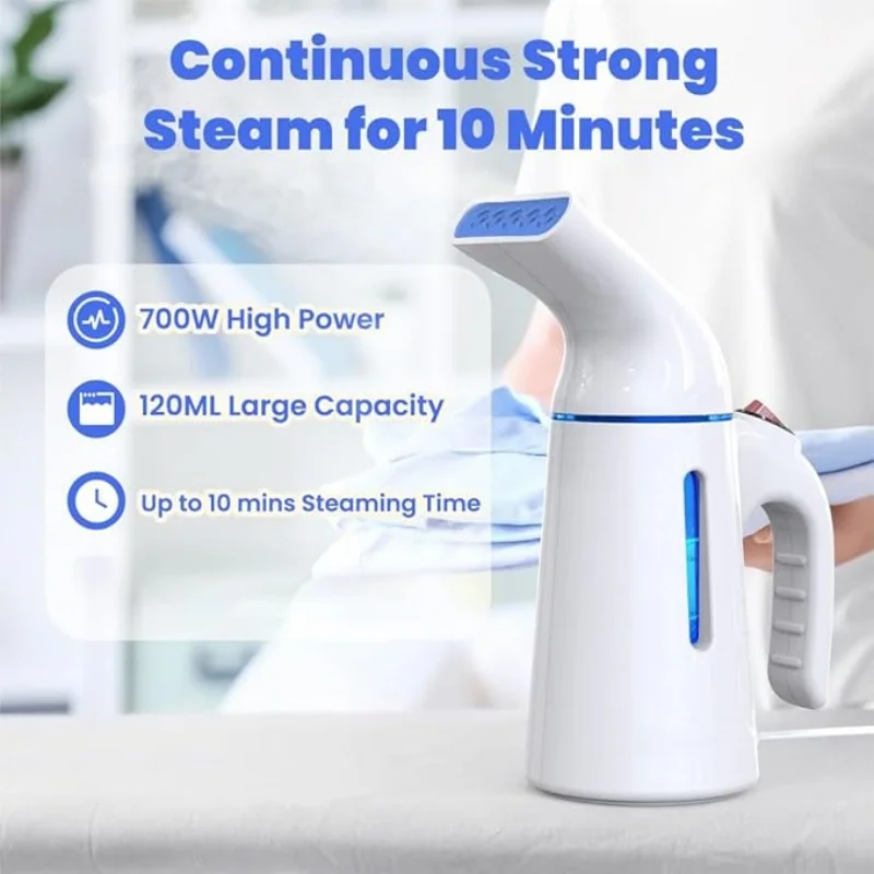 Handheld Hanging Iron 120ml Garment Steamer Iron Home Electric Hanging 700W Garment Steamer For Home Travelling Portable