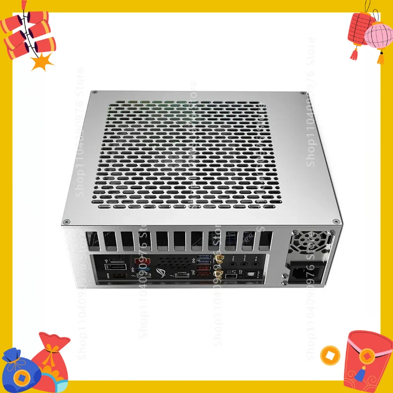 

4-Liter mini A24-V3 2.0 nuclear display 1u power supply itx chassis, all aluminum alloy