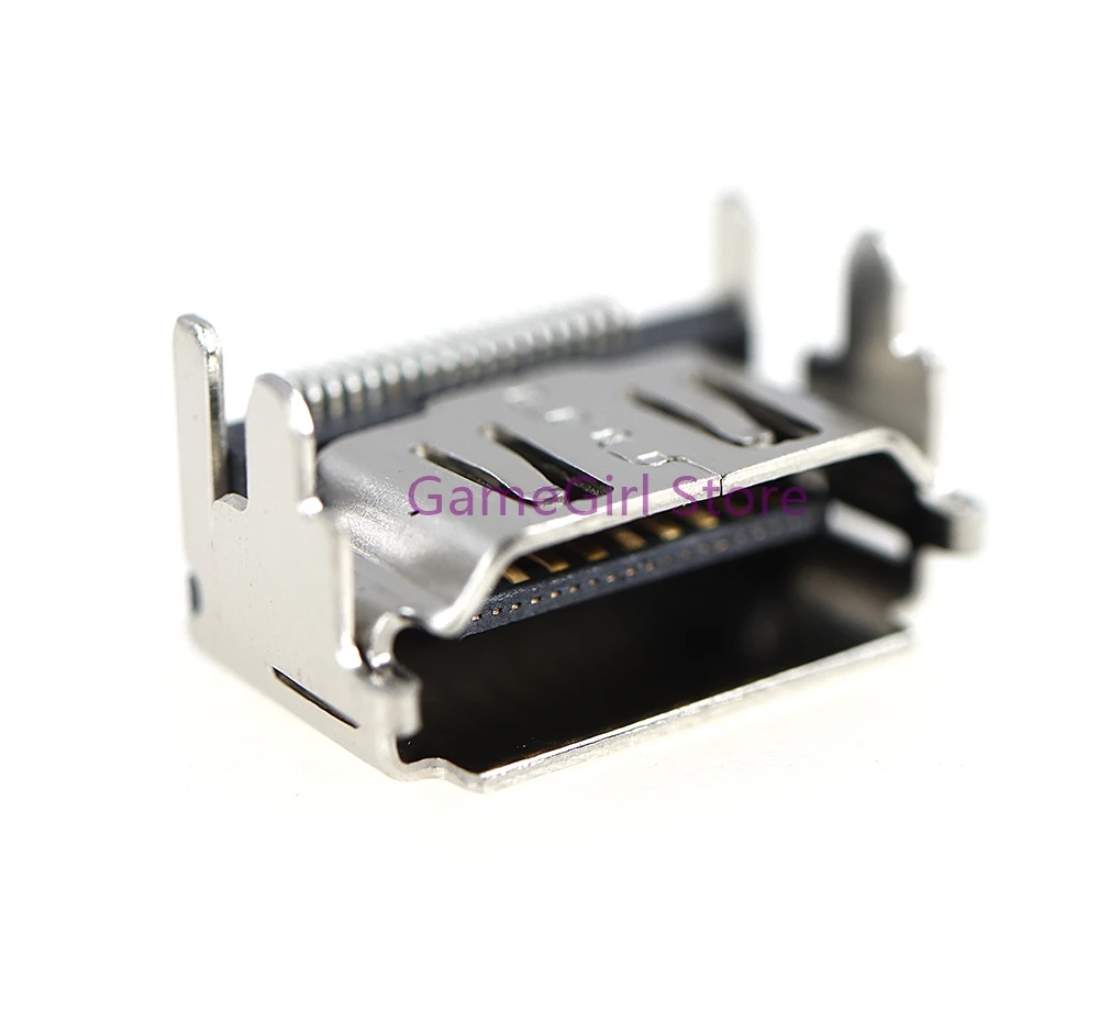 2pcs Replacement For Nintendo Switch OLED TV HDMI-compatible Port Socket Interface HD Tail Plug Game Accessories