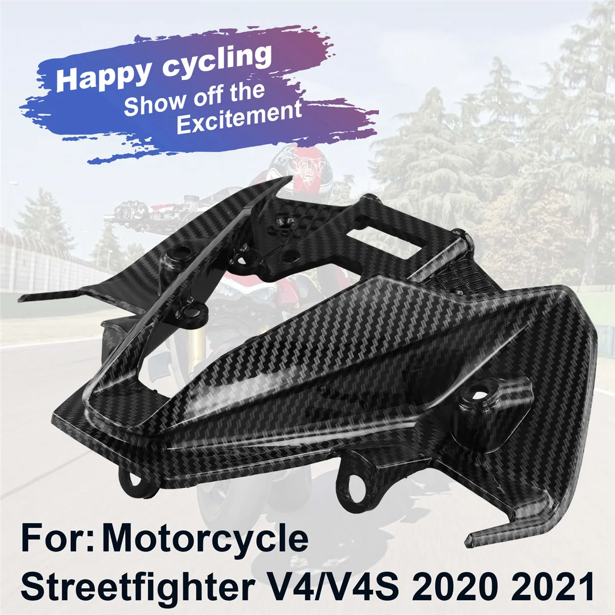 M0t-rMotorcycle Front Headlight Air Intake Inter Fairing Fit for Ducati Streetfighter V4 V4S 2020 - Image 5