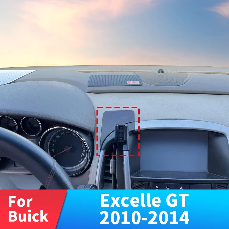Suporte para Telefone de Carro com Carregamento Sem Fio para Buick Excelle GT 2010 2011 2012 2013 2014, Base de Gravidade, Acessórios para Interior de