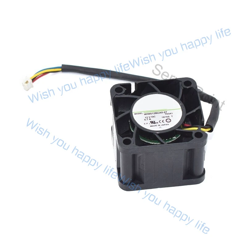 L... Authentic for NIDEC W38S12BUA5-07 38*38*28 12V 0.70A 4-line Small Force Fan