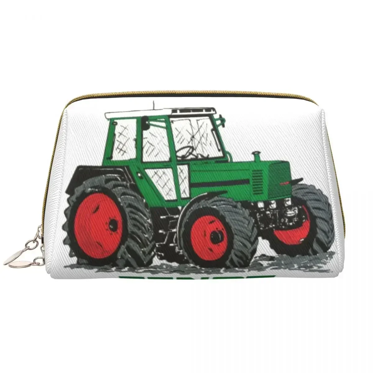 Fendt Tractor Makeup Bag for Women Travel Cosmetic Organizer Kawaii Storage Toiletry Bags