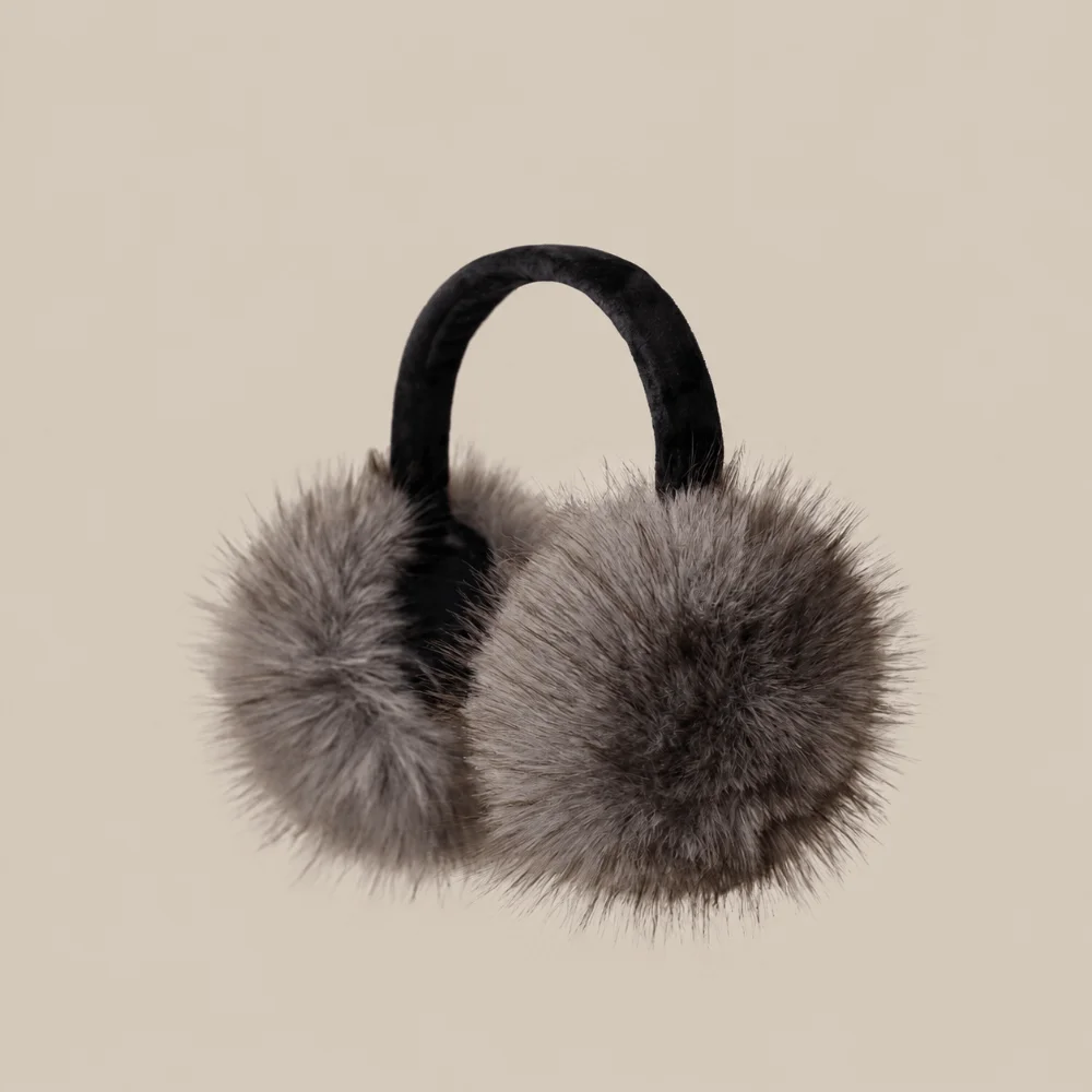 Fashion Warm Winter Earmuffs Faux Fur Folding Earflap Protection Cold Protection Thickened Earmuffs Outdoor