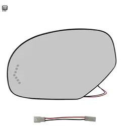 Left/Right For 07-13 Chevrolet Tahoe GMC Yukon Mirror Glass Heated Turn Signal Arrow