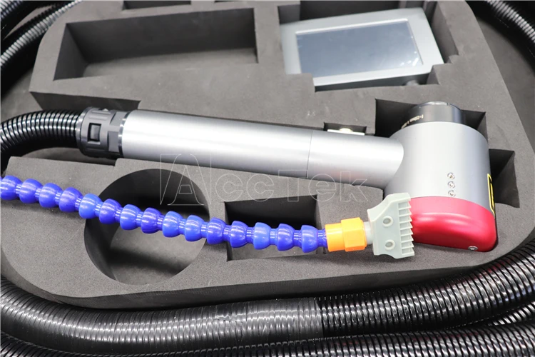 Laser Metal Cleaning Machine Rust Removal Cleaner 100w 200w 300w 500w Suitcase Laser Cleaning Machine For Metal Wood Plastic