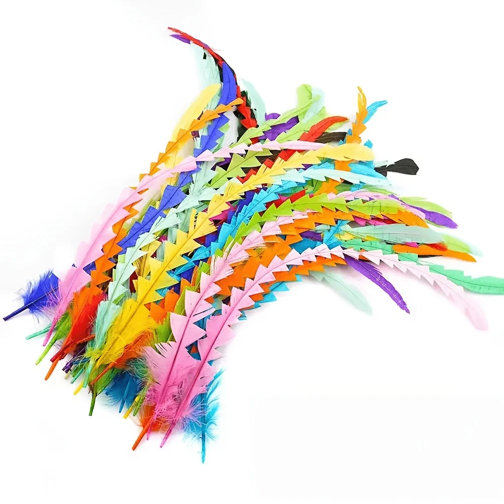 

Черные предварительно нарезанные перья петуха оптом, 28-40 см, разноцветные перья курицы для головных уборов, карнавала, поделок своими руками
