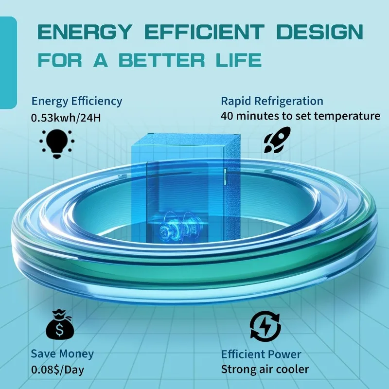 ตู้เย็นเครื่องดื่มขนาดกะทัดรัด ตู้เย็น 20 กระป๋อง/0.9 ลูกบาศก์ฟุตพร้อมประตูกระจกด้านหน้าสําหรับโซดา เบียร์ หรือไวน์ ใต้เคาน์เตอร์ขนาดเล็ก