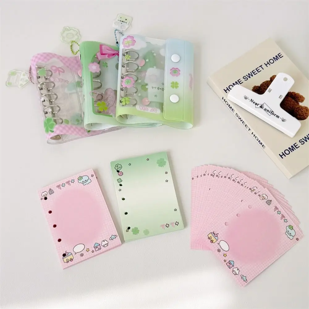 Loose Leaf Inner Page Spiral Binder Looseleaf Notebook To do List Cartoon Paper Refill Rabbit PVC Binder Inside Page Diary