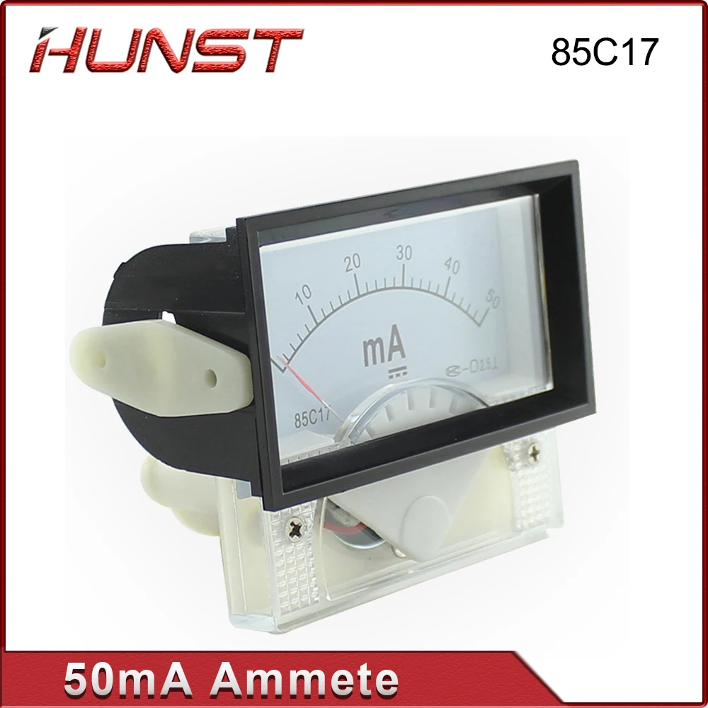 

Hunst 50mA Ammeter 85C17 DC 0-50mA Panel for CO2 Laser Cutting Engraver