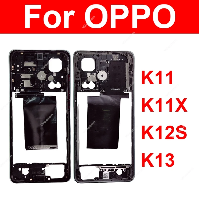 

For OPPO K11 K11X K12S K13 5G Middle Frame Housing Middle Housing Holder Middle Frame Housing Cover Repair Parts