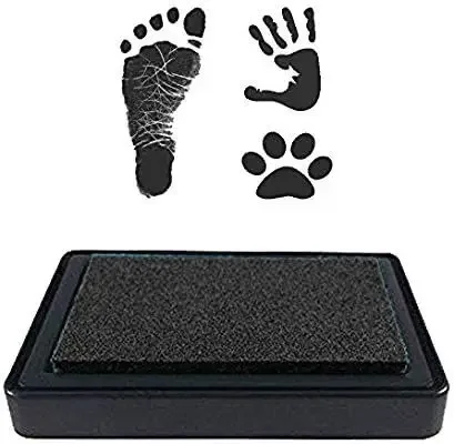 INk Pad for Baby Footprints Pet Paw Print Kit Non-ToxicAcid-Free Easy to Wipe and Wash Off Newborn Gift Long Lasting Keepsakes