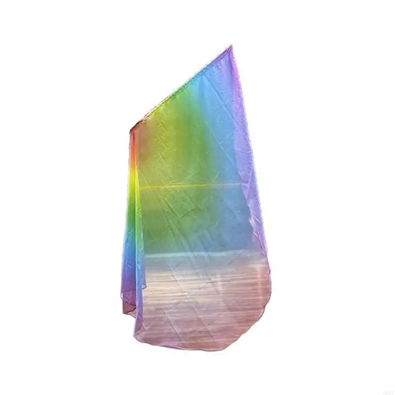 

Portable Chiffons Colorful Gradients Worship Flag for Celebration or Home Accent A0KF