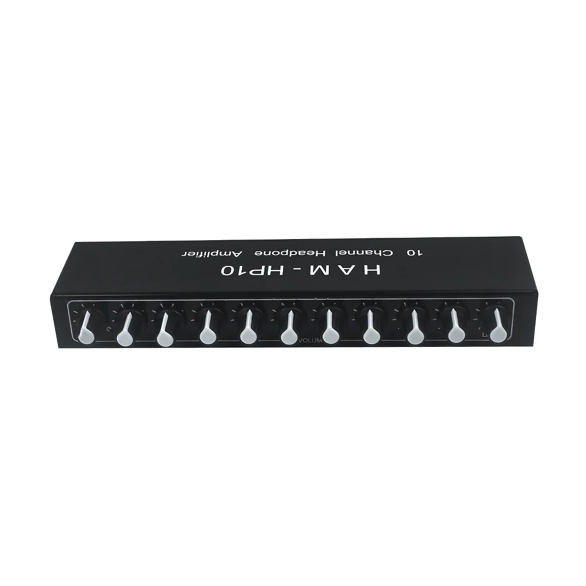 Distributore audio Distributore audio con lente d'ingrandimento per cuffie a 10 canali Splitter stereo da solo