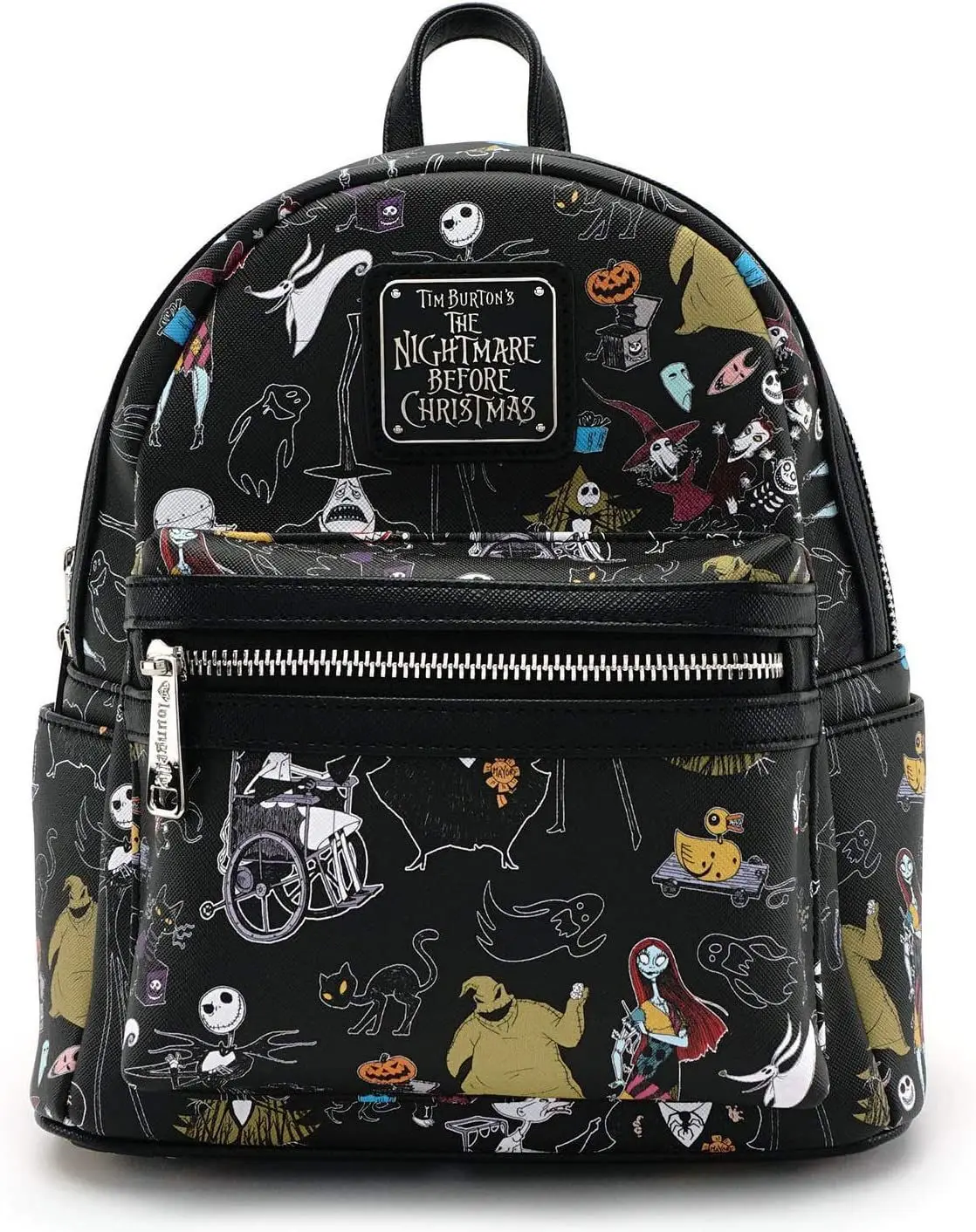 Loungefly X The Nightmare Before Christmas Sally Jack Cosplay Faux Leather Mini Backpack