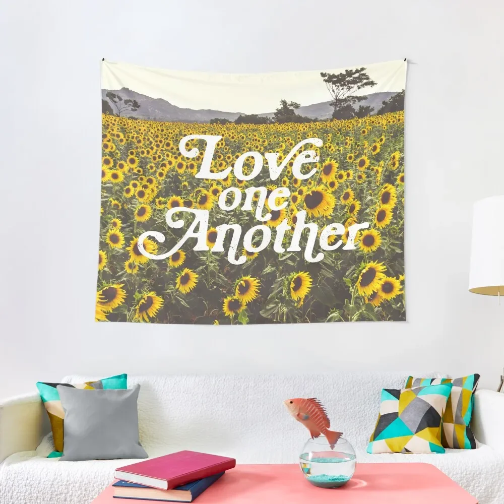 

Love One Another Sunflowers Tapestry Decorative Paintings Decoration For Rooms Home Decoration Tapestry