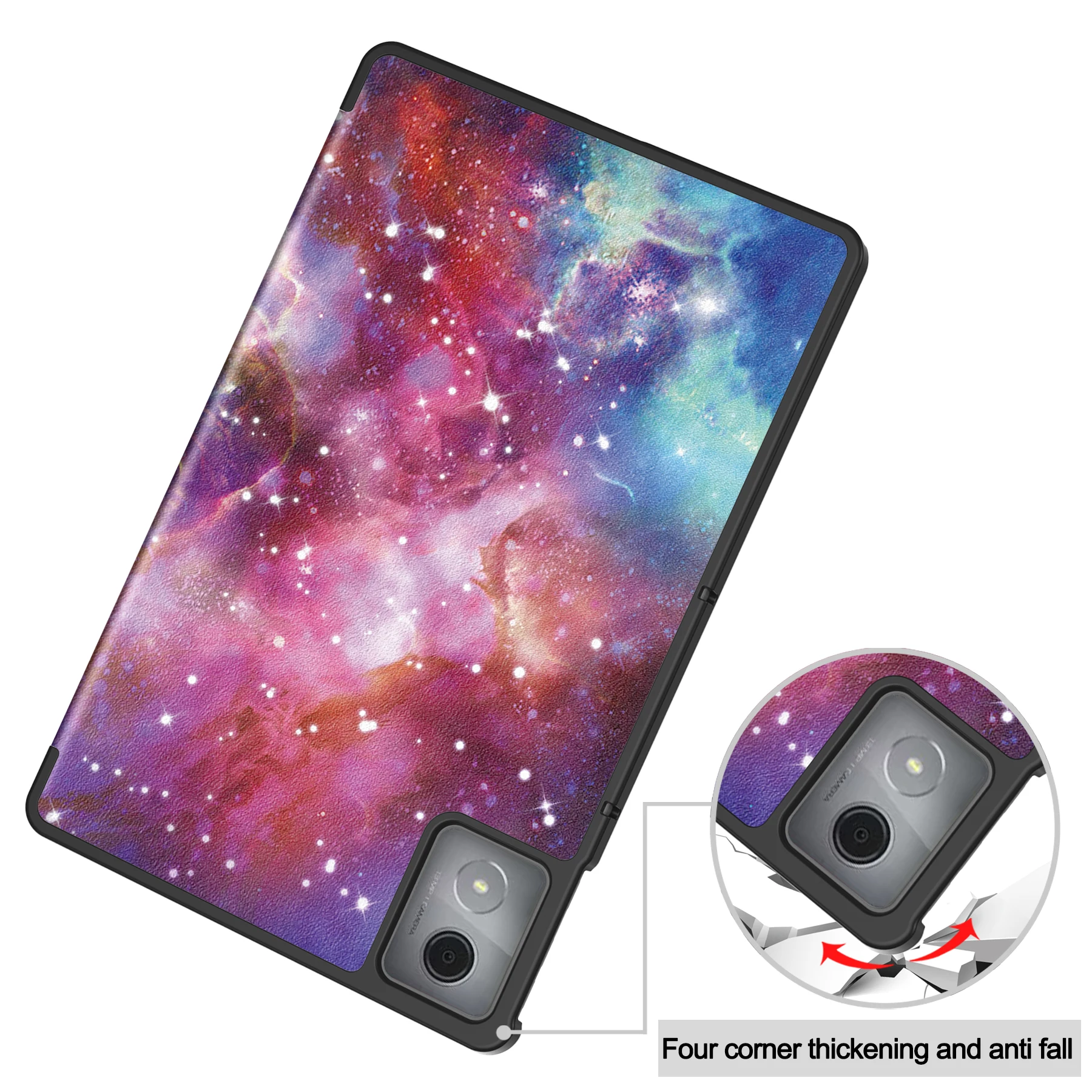 

For Lenovo Tab K11 Plus 11.45 inch TB352FU TB352XU Case Tri-Folding Stand PU Leather Back Cover for lenovo Tab Plus 11.5 inch