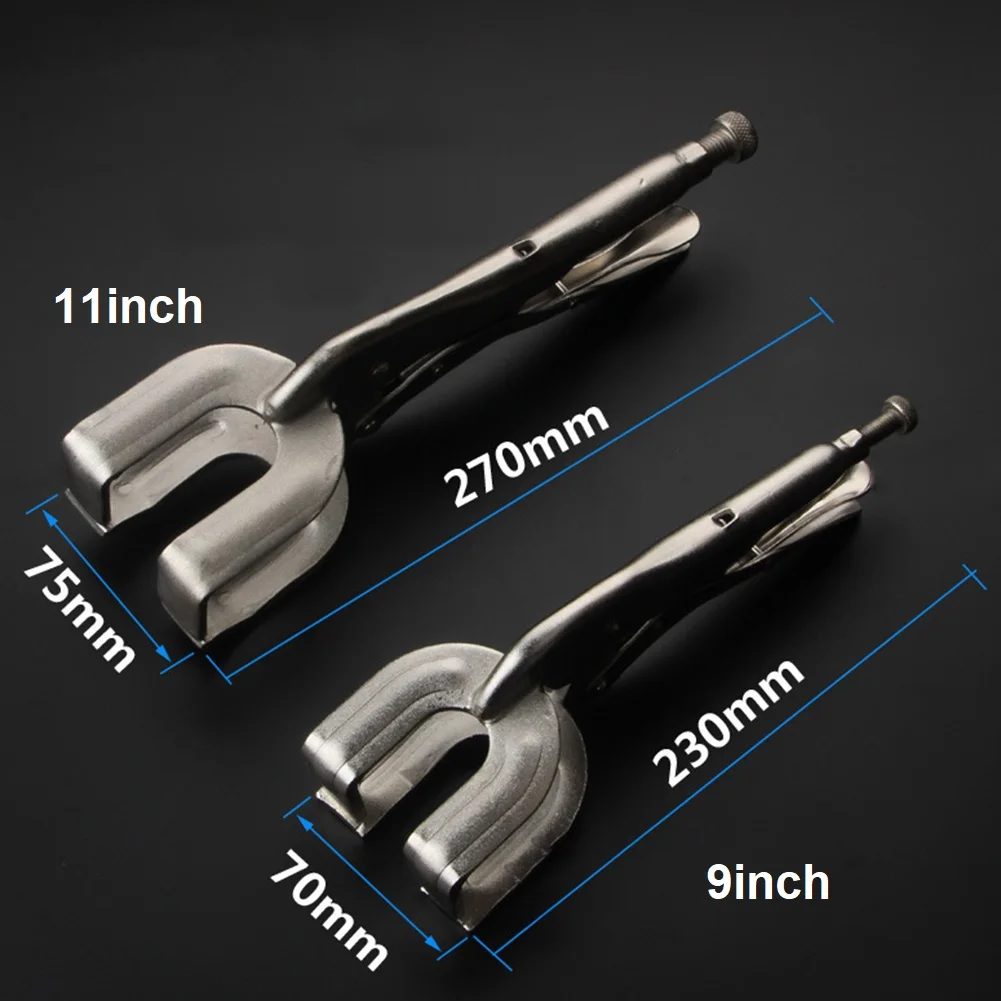 Clamping For Welding U-shaped Welding Pliers Steel Welding Pliers 11inch 270*75mm 45 Steel Adjustable Screw High Hardness